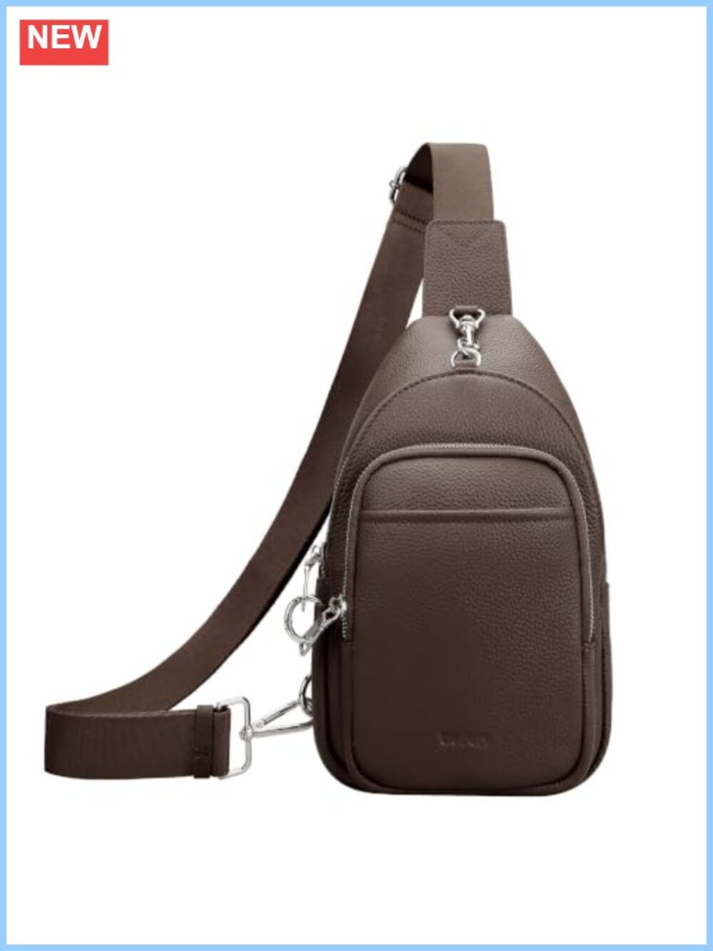 Genuine Leather Anti-Theft Crossbody Sling Bag RFID Small Adjustable Guitar